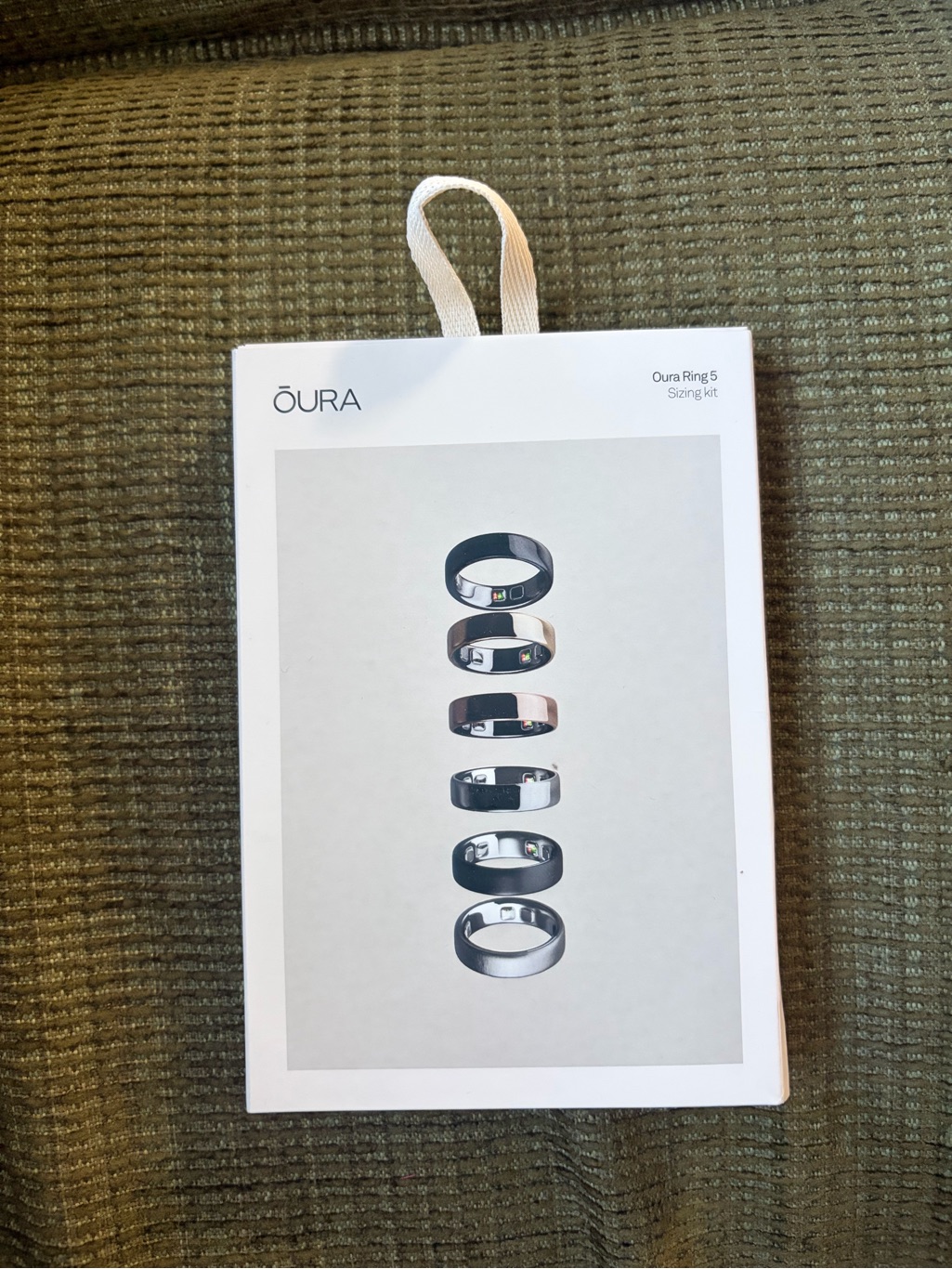 Oura Ring 5 Ring Sizers